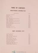 Gorton-Gorton 1-22 No. 3365A trace Master, Vertical Mill Maintenance & Parts Manual-1-22 Tracemaster-3365A-03